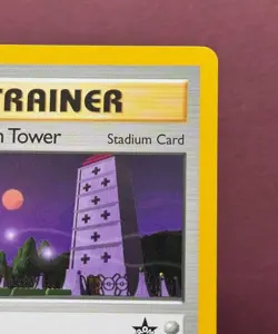 Pokemon 2000 Black Star Promo #42 Pokemon Tower, Wizards of the Coast Vintage NM - Image 4