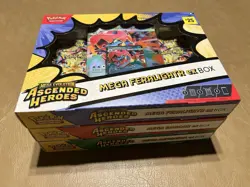 Pokemon TCG - Ascended Heroes Mega ex Box Bundle 3 Pack NEW (SEALED) - Image 1