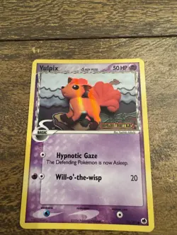 Pokemon TCG Vulpix Delta Species EX Dragon Frontiers 70/101 Reverse Holo - Image 1