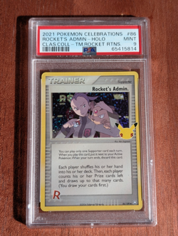 2021 Pokemon Celebrations Classic Collection - Rocket's Admin Holo #86 PSA 9 - Image 1