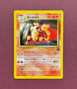 Pokemon 2000 Black Star Promo #6 Arcanine, Wizards of the Coast Vintage Eng NM - Image 1