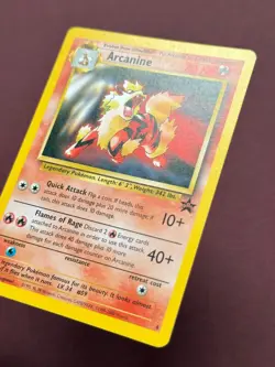 Pokemon 2000 Black Star Promo #6 Arcanine, Wizards of the Coast Vintage Eng NM - Image 2