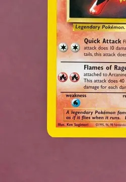 Pokemon 2000 Black Star Promo #6 Arcanine, Wizards of the Coast Vintage Eng NM - Image 5