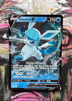 Glaceon V 040/203 Evolving Skies Ultra Rare NM Pokemon TCG - Image 1