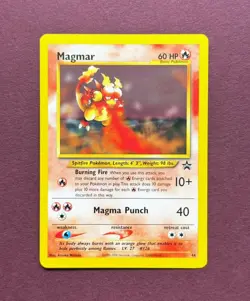 Pokemon 2000 Black Star Promo #44 Magmar, Wizards of the Coast Vintage Eng NM - Image 1