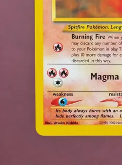 Pokemon 2000 Black Star Promo #44 Magmar, Wizards of the Coast Vintage Eng NM - Image 5