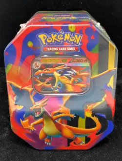 2 X Pokemon Mega Charizard EX - X & Y Large Tins NEW Sealed Ascended Heroes - Image 2
