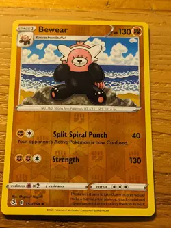 Bewear 151/264 - 2021 Pokemon TCG - Fusion Strike Reverse Holo NM/M - Image 1