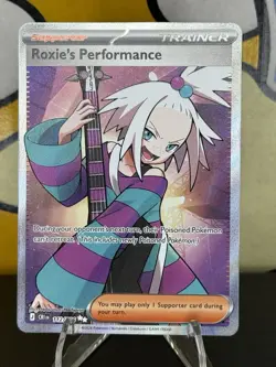 Pokemon Chaos Rising Roxie’s Performance Ultra Rare 112/086 - NM Near Mint - Image 1