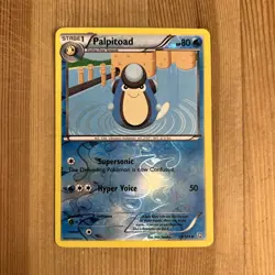 Pokemon TCG Palpitoad Dragons Exalted 35/124 Reverse Holo Uncommon MP - Image 1