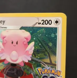 SWIRL Blissey 052/078 Pokemon GO Stamped Cosmos Holo Rare Pokemon 2022 NM A - Image 3