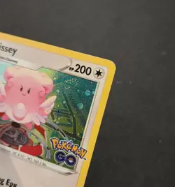 SWIRL Blissey 052/078 Pokemon GO Stamped Cosmos Holo Rare Pokemon 2022 NM A - Image 4