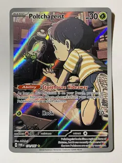 2024 Poltchageist 171/167 - Twilight Masquerade IR Full Art Pokemon TCG Mint/NM - Image 1