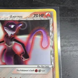 2005 Pokemon EX Delta Species Mewtwo Holo #12/113 - Image 3
