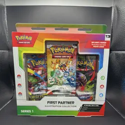 Pokemon First Partner Illustration Collection Series 1 Box English Booster Promo - Image 1