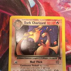 Dark Charizard 4/82 Team Rocket Holo EN Rare Holo 2000 80 HP WOTC - Image 2