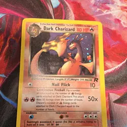 Dark Charizard 4/82 Team Rocket Holo EN Rare Holo 2000 80 HP WOTC - Image 3
