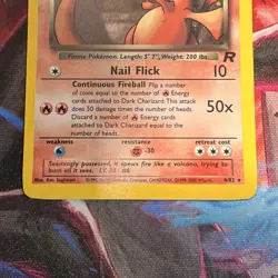 Dark Charizard 4/82 Team Rocket Holo EN Rare Holo 2000 80 HP WOTC - Image 4
