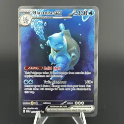 Blastoise ex 200/165 SV Scarlet & Violet 151 Ultra Rare Full Art Holo 330 HP - Image 1