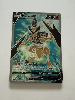 Pokemon Kleavor V (Full Art) Sword & Shield Promo Promo Holofoil SWSH248 - Image 1