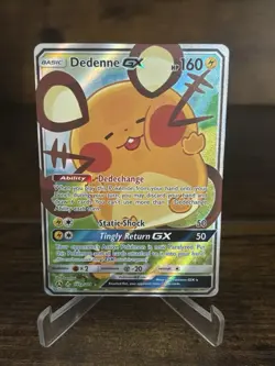 Pokemon Alternate Art Promos - Dedenne GX 195a/214 - LP - Image 1