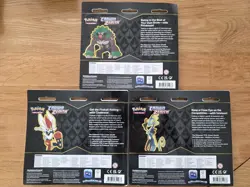 Pokemon TCG Crown Zenith 3 Pack Blister Complete Set Brand New Factory Sealed - Image 2