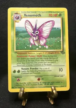Pokemon TCG Jungle Venomoth (29) #29/64 Rare WoTC Vintage Non Holo Vintage - Image 1