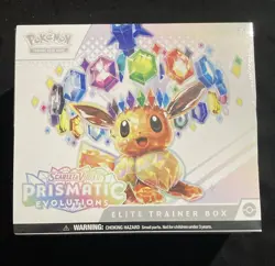 2x Pokemon TCG Scarlet & Violet Prismatic Evolutions Eevee Elite Trainer Box - Image 2