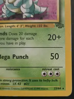 Pokemon TCG: Jungle Unlimited - Nidoqueen (23/64) Non-Holo Rare Vintage HP - Image 4