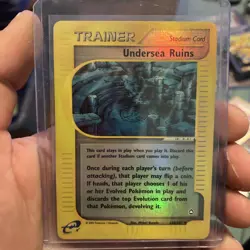 Pokemon TCG Undersea Ruins 138/147 Aquapolis 2002 Reverse Holo - Image 1