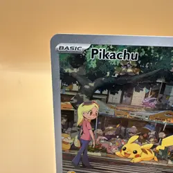 The Pokemon Company Pikachu 173/165 SV 151 Illustration Rare Full Art Holo EN - Image 2
