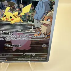 The Pokemon Company Pikachu 173/165 SV 151 Illustration Rare Full Art Holo EN - Image 4
