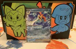 Pokemon TCG Quaquaval ex 052/193 Sv02: Paldea Evolved Holo Double Rare - NM/M - Image 3