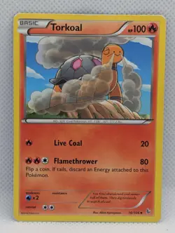 TORKOAL 16/106 UC FLASHFIRE POKEMON DMG TORKOAL - Image 1