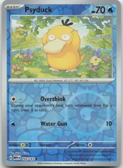 Psyduck 054/165 Common 151 Pokemon Reverse Holo Near Mint - Image 1