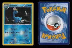 REVERSE HOLO AMAURA UNCOMMON 25/111 HP POKEMON - Image 3