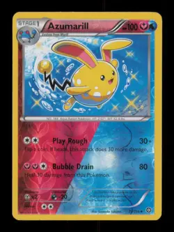 REVERSE HOLO AZUMARILL UNCOMMON 77/114 HP POKEMON - Image 1