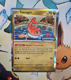 Pokemon TCG Tatsugiri 118 Sv: Scarlet & Violet Promo Promo Holo 70HP Surf 50 EN - Image 1