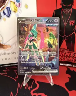 Iron Valiant ex 249/182 - Special Illustration Rare Paradox Rift Pokemon TCG - Image 1