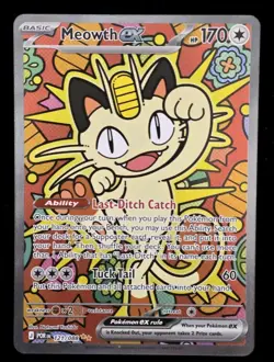 Meowth ex 121/088 SAR Special Illustration Rare Perfect Order Pokemon NM - Image 1