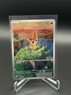 Pokemon TCG Victini 208 Sv: Scarlet & Violet Promo Holo 80HP English Basic - Image 1