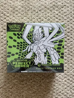Pokemon TCG perfect order Pokemon Center elite trainer box ETB new sealed - Image 1