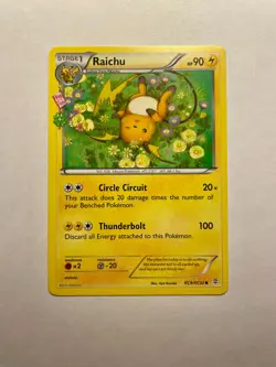 Raichu RC9/RC32 - XY Generations Radiant Collection Holo Rare Pokemon Card NM - Image 1