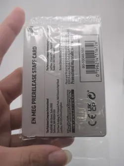 STAFF SEALED Meganium Alakazam Mega Evolution Prerelease Promo Pokemon Cards - Image 3