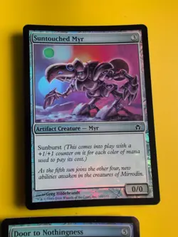 Door to Nothingness & Suntouched Myr. FOILs Fifth DAwn Magic the Gathering Card - Image 5