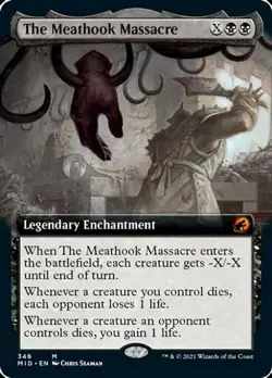 MTG English The Meathook Massacre (Extended Art) NM Normal - Image 1