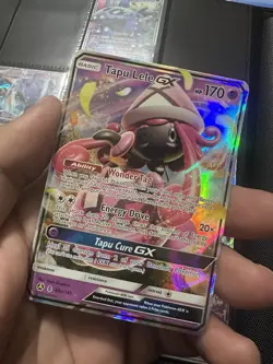 Tapu Lele GX 60a/145 Guardians Rising Alt Art Ultra Rare Holo Pokemon Card - Image 1
