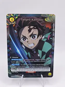 Union Arena Demon Slayer Tanjiro Kamado UEX05BT/KMY-3-002 SR* Foil Card NM - Image 1