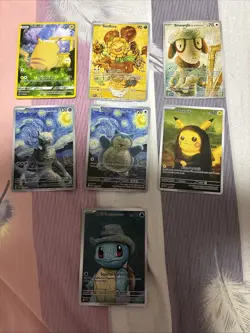 Pikachu Van Gogh Starry Night Cosplay Fan Art Card - Image 1