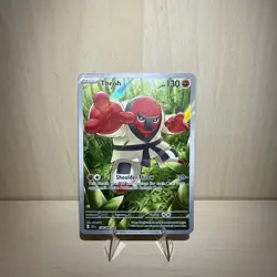 Pokemon TCG Throh 128/086 Illustration Rare Black Bolt *Crimp Error* - Image 1